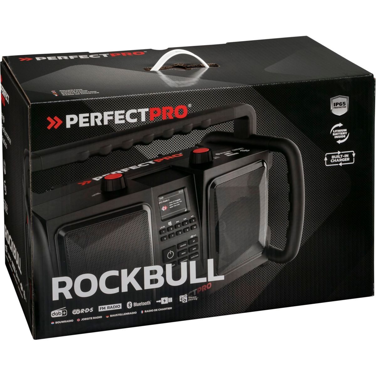 PerfectPro ROCKBULL Baustellenradio Baustellenradio