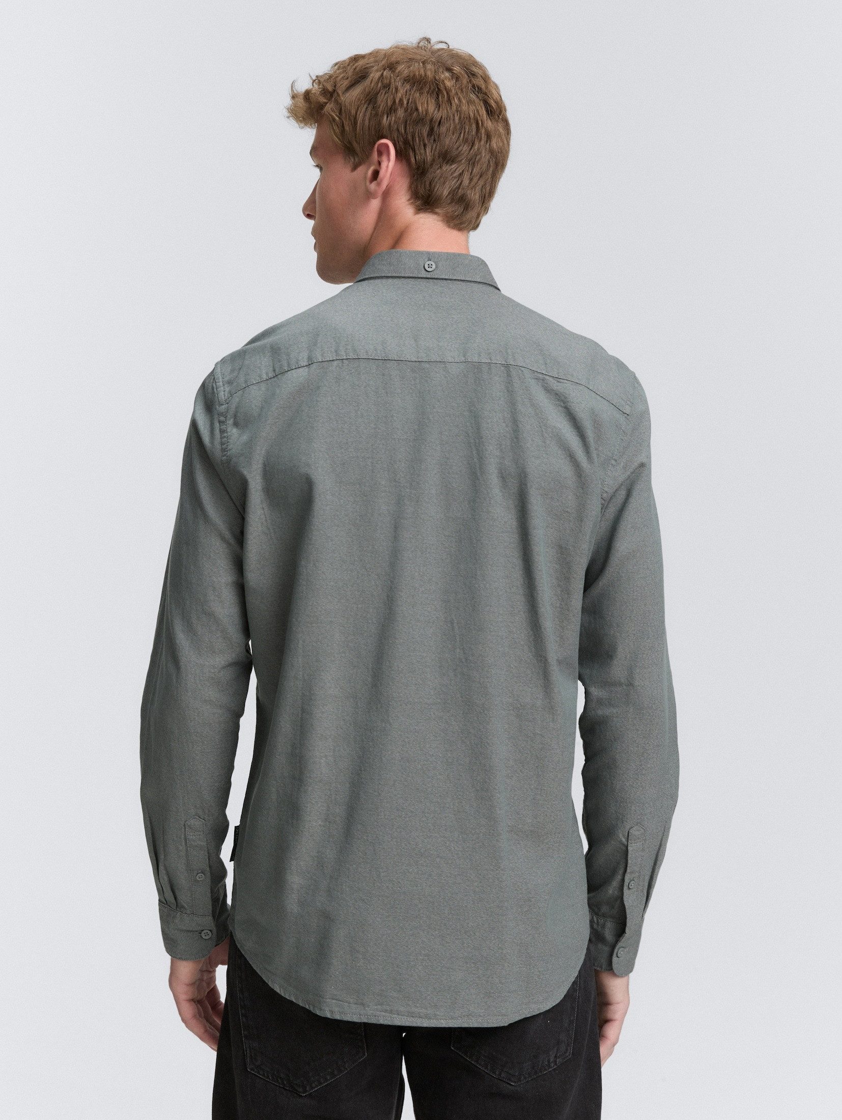 TOM TAILOR Denim Langarmhemd Blusen & Shirts Regular Fit Hemd mit Brusttasche