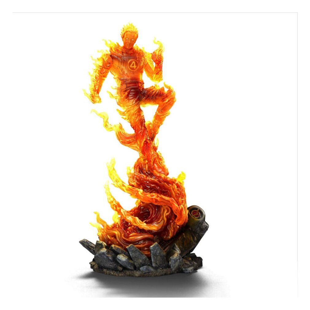 Iron Studios Spielfigur Fantastic Four Art Scale Statue 1/10 Human Torch 30 cm