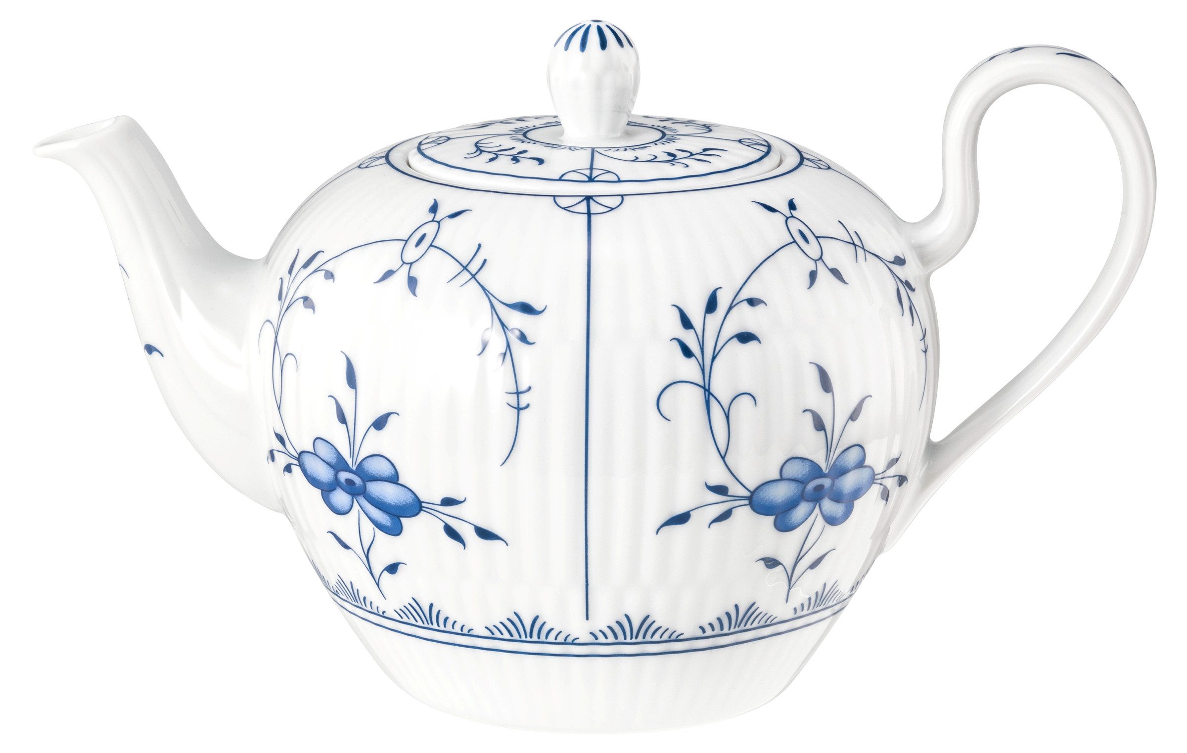 Seltmann Weiden Kanne Amina Strohblume, 0,75 l, (1-St), Kaffeekanne, Teekanne mit Relief