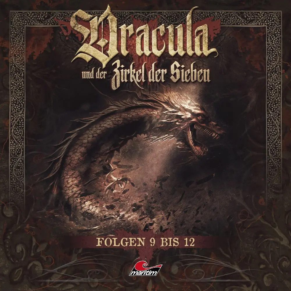 Hörspiel Dracula und der Zirkel der Sieben. Folge.9-12, 4 Audio-CD