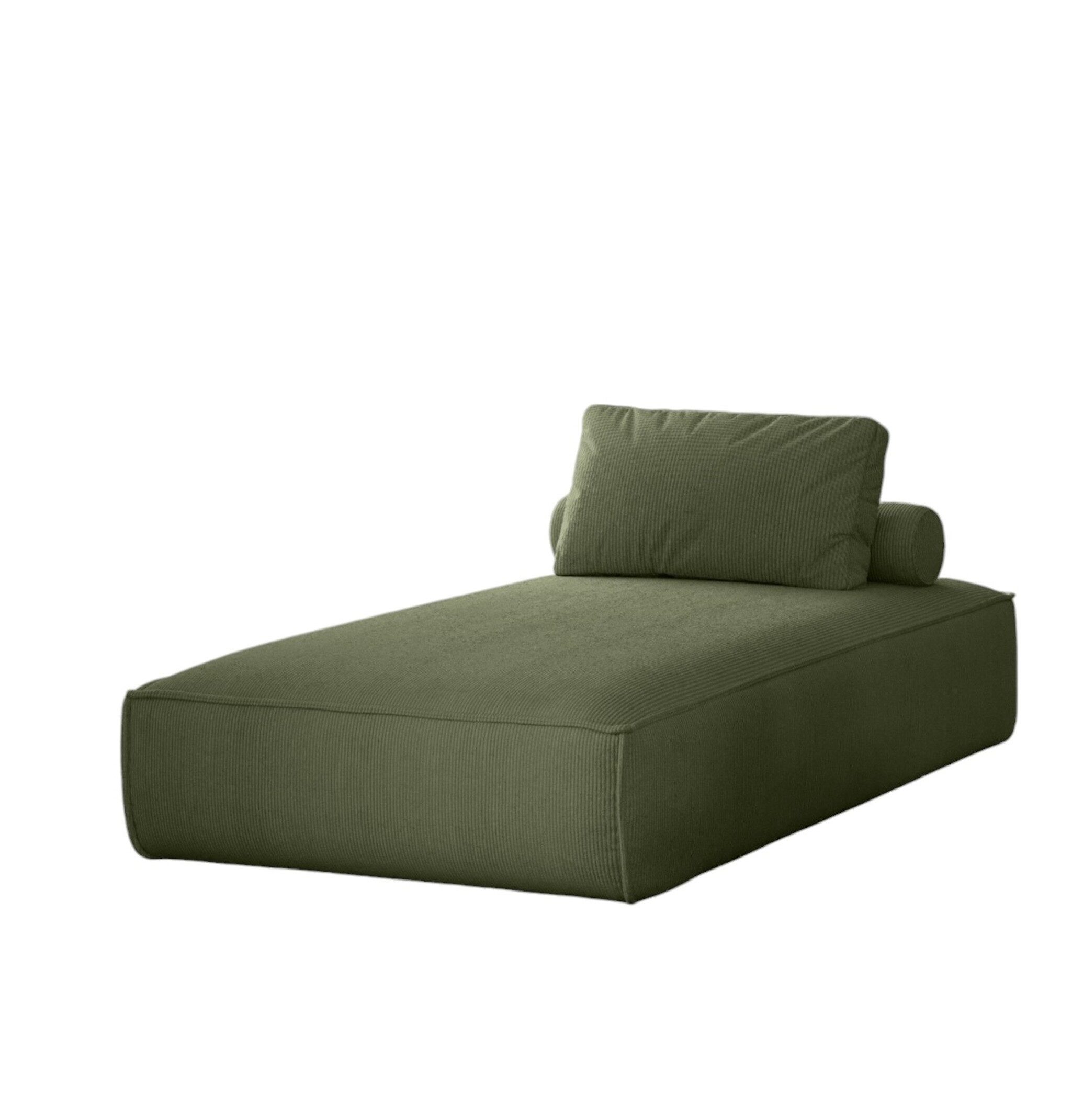 Fun Möbel Chaiselongue Liege Celes in Stoff, inkl. Rückenkissen