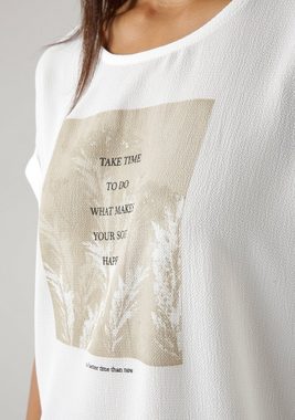 Aniston SELECTED Shirtbluse mit angeschnittenen Ärmeln - NEUE KOLLEKTION