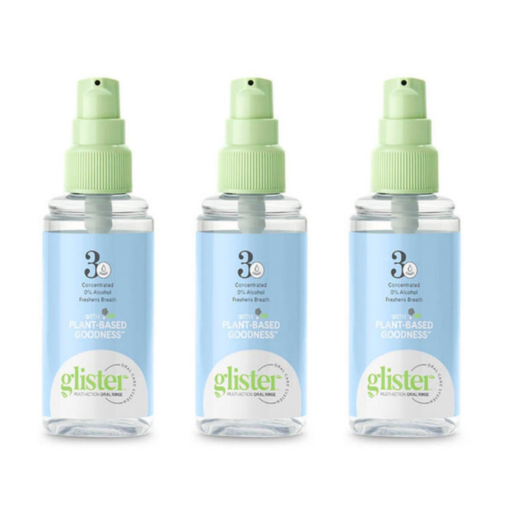 Amway Mundwasser Mundwasserkonzentrat mit Anti-Plaque-Formel GLISTER™ - 72ml, (3-tlg) alkoholfrei