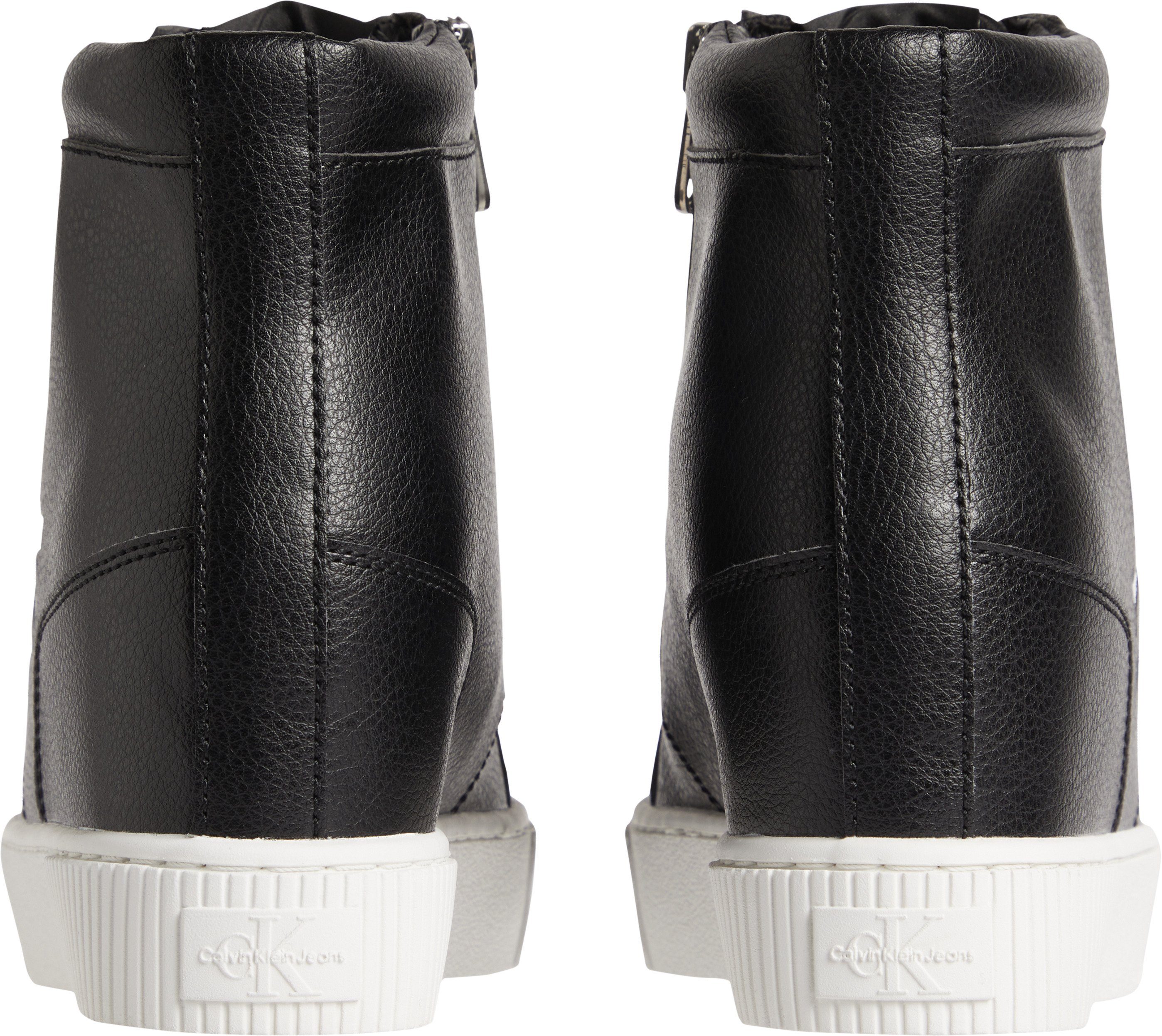Calvin Klein Jeans HIDDEN WEDGE CUPSOLE Plateausneaker schwarz seitlichem mit LACEUP Logoschriftzug