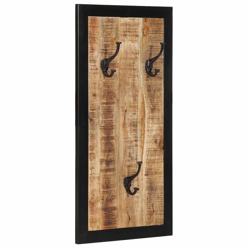 vidaXL Вешалки Garderobe 40x2x80 cm Raues Massivholz, (1 St)