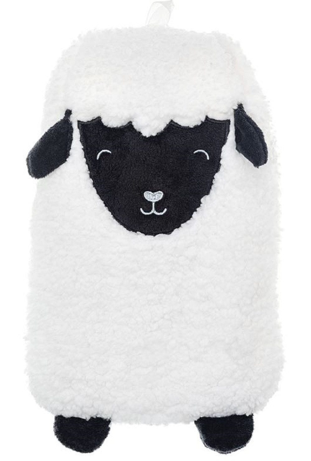 Sass & Belle Wärmflasche Schaf, (Bezug, Bettflasche, 2-tlg., ca. 18 x 33 cm), mit tierischen Vibes, perfekt für abendliches Kuscheln