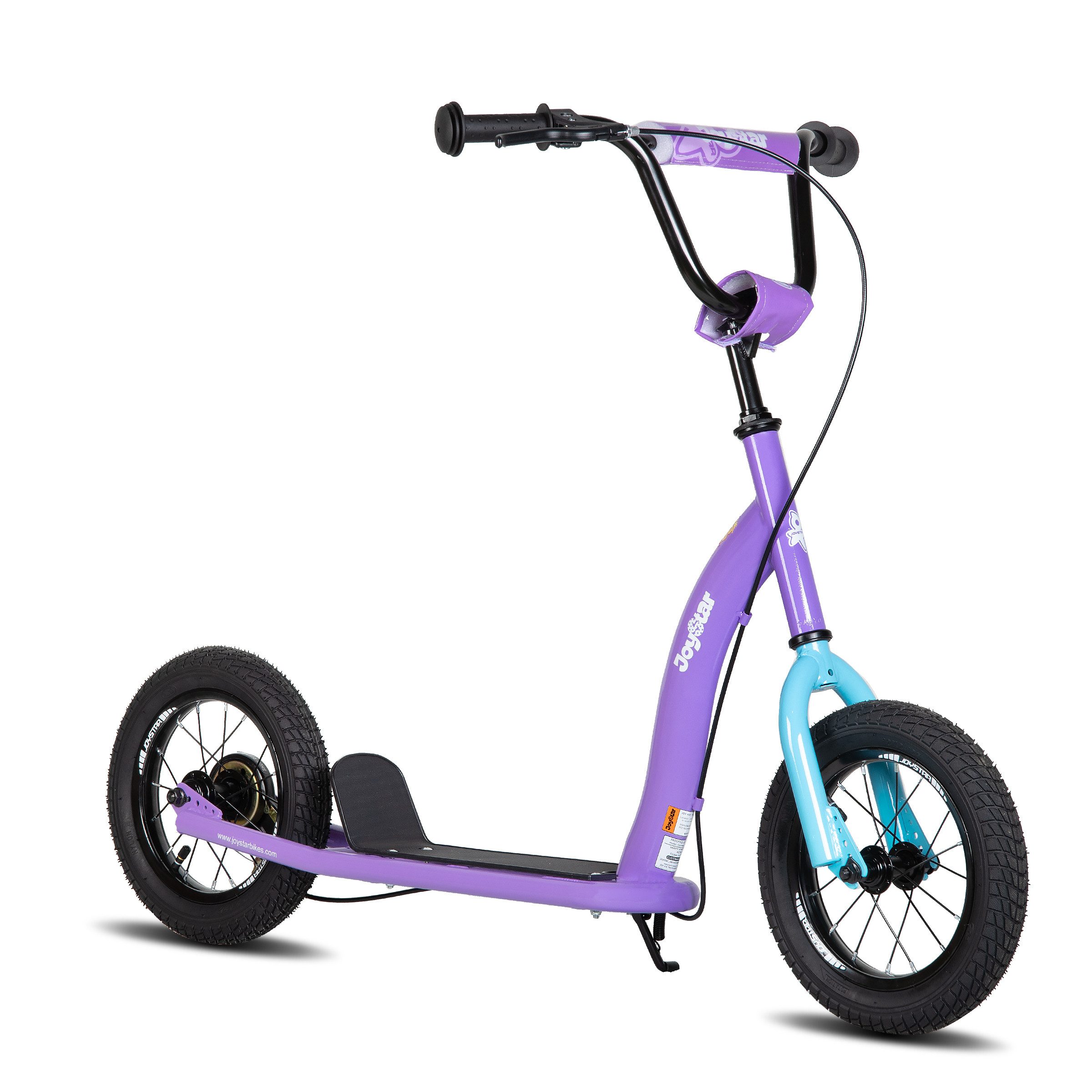 JOYSTAR Skateboard Vierfarbiger JOYSTAR Kinderscooter 12 Zoll für Outdoor-Spielspaß
