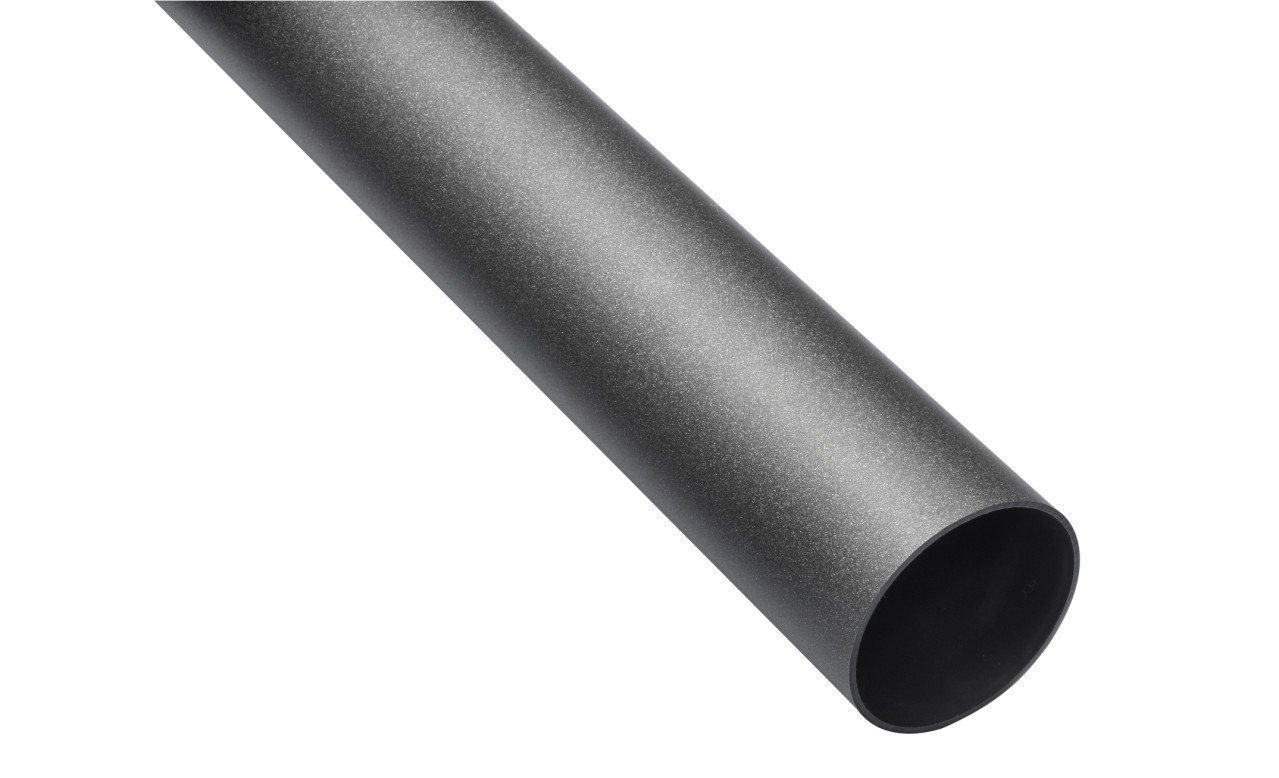 Regenfallrohr Marley Fallrohr DN 53, 1m, anthrazit metallic