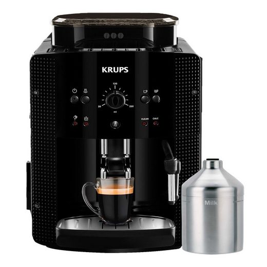 Krups Kaffeevollautomat, Kompakter Kaffee-Vollautomat der Extraklasse mit hochwertigen ...