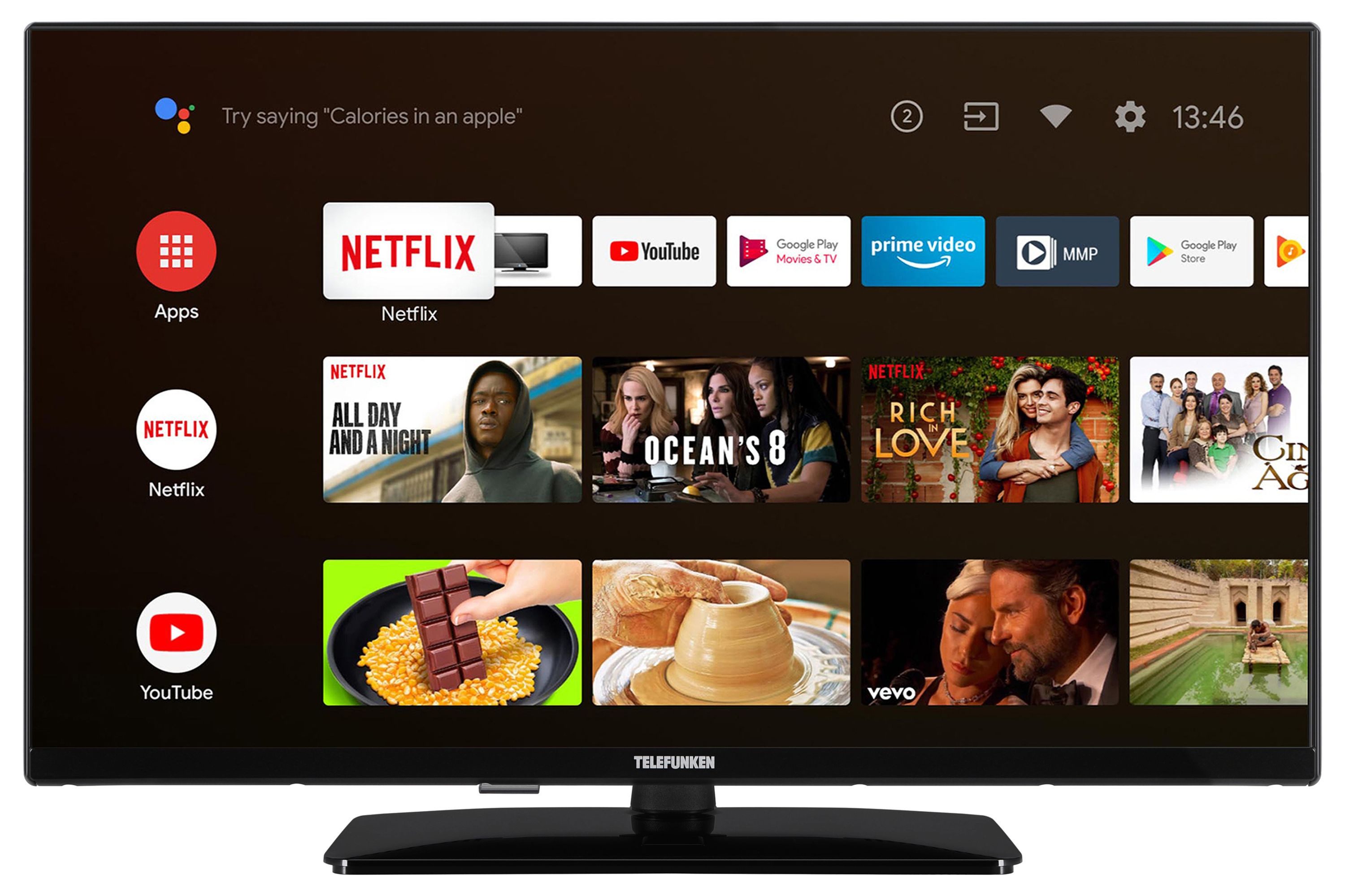 Telefunken XF32AN750M LCD-LED Fernseher (80 cm/32 schwarz ! RABATT: 49.85%