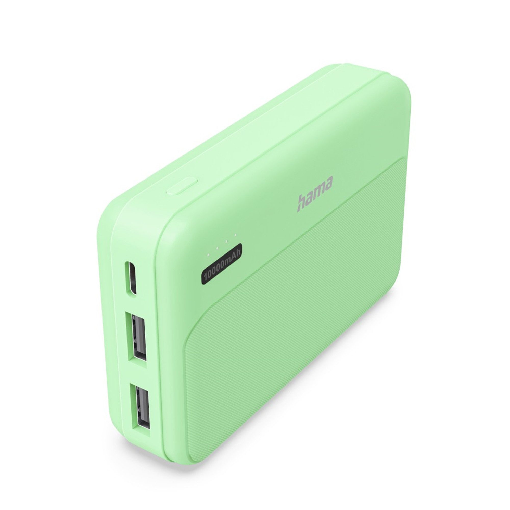 Hama Pocket 10, 10000 mAh, USB-A, Grün Powerbank (1 St)