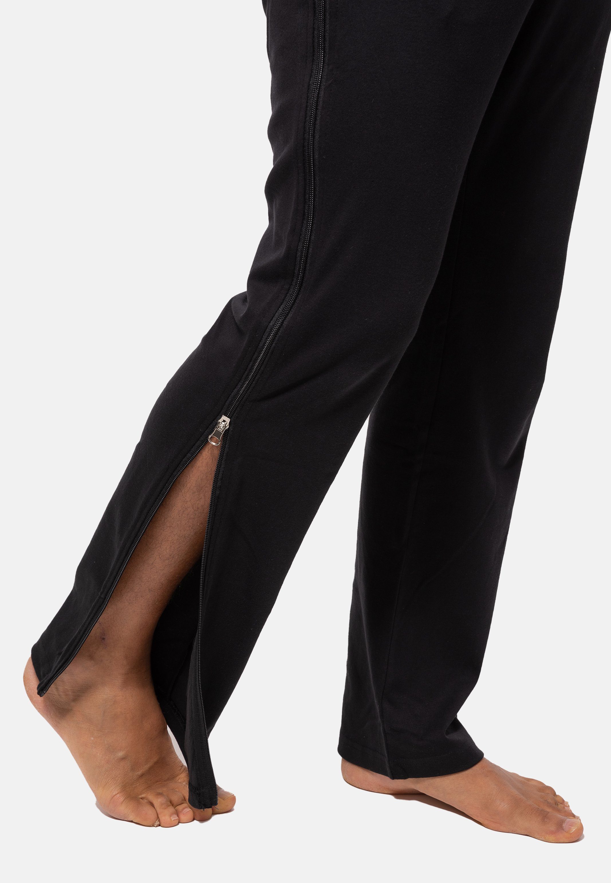 Hajo Jogginghose Basic (1-tlg) Funktions-Rehahose - Baumwolle - Zwei Hosentaschen