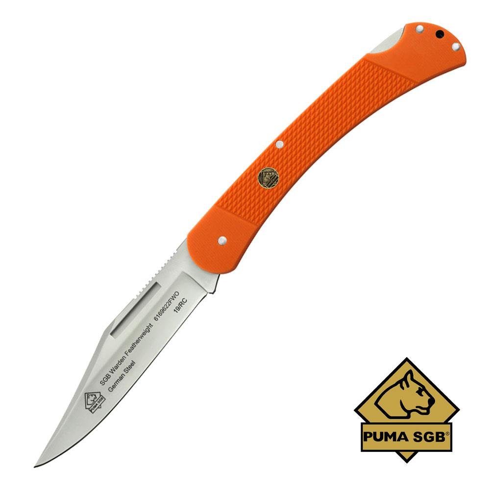 Warden orange Messer Blaze SGB 6169622FWO Puma Taschenmesser Featherweight