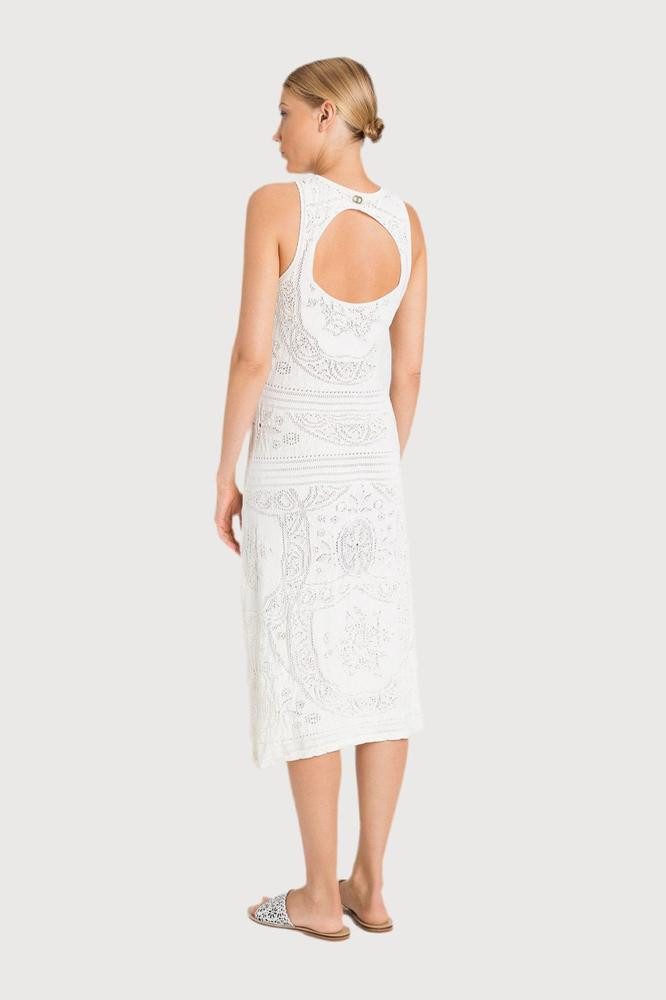 TWINSET Midikleid Figurbetontes Midi-Strickkleid