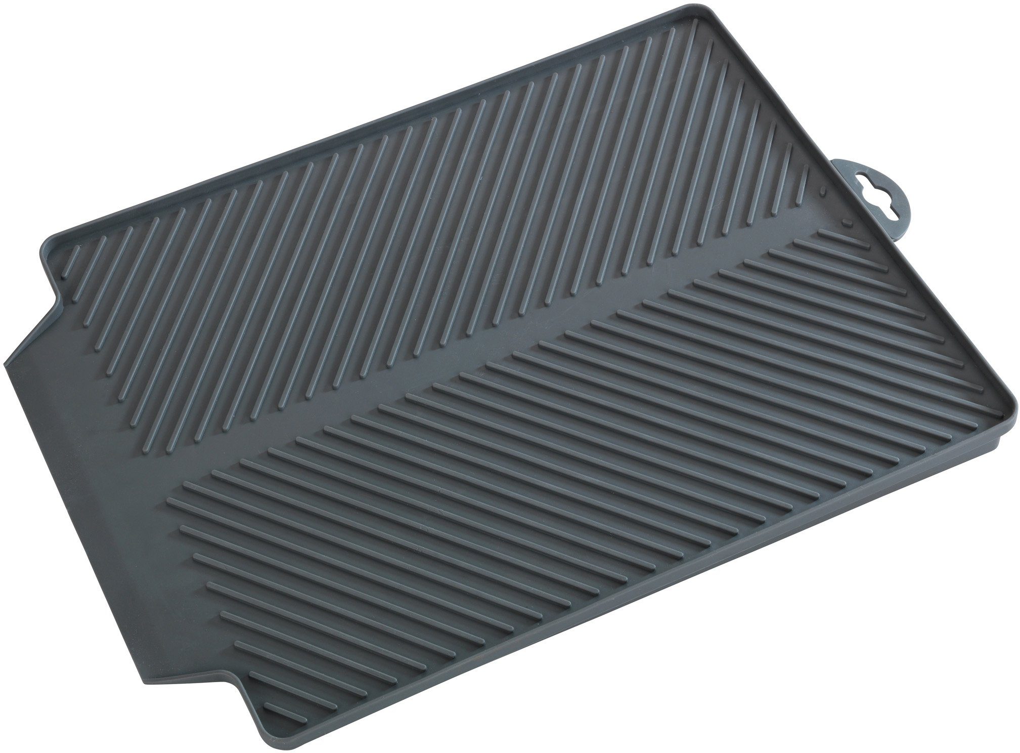 WENKO Geschirrständer Modell Linea, Abtropfmatte für Geschirr, zur seitlichen Erweiterung des Spülbeckens