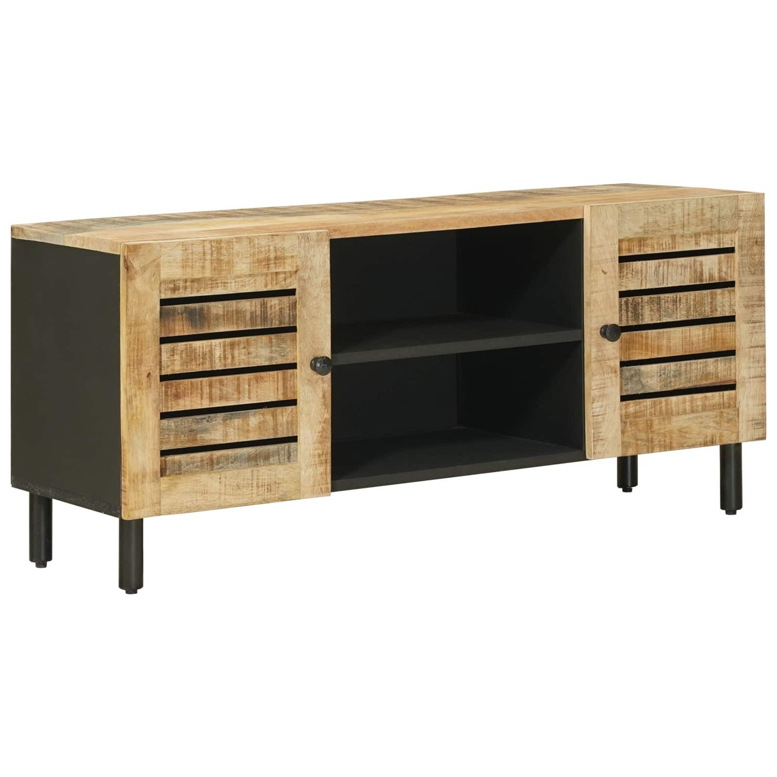 vidaXL Schranksystem Stauraumschränke Natur 105 x 33 x 46 cm Massivholz (1-St)