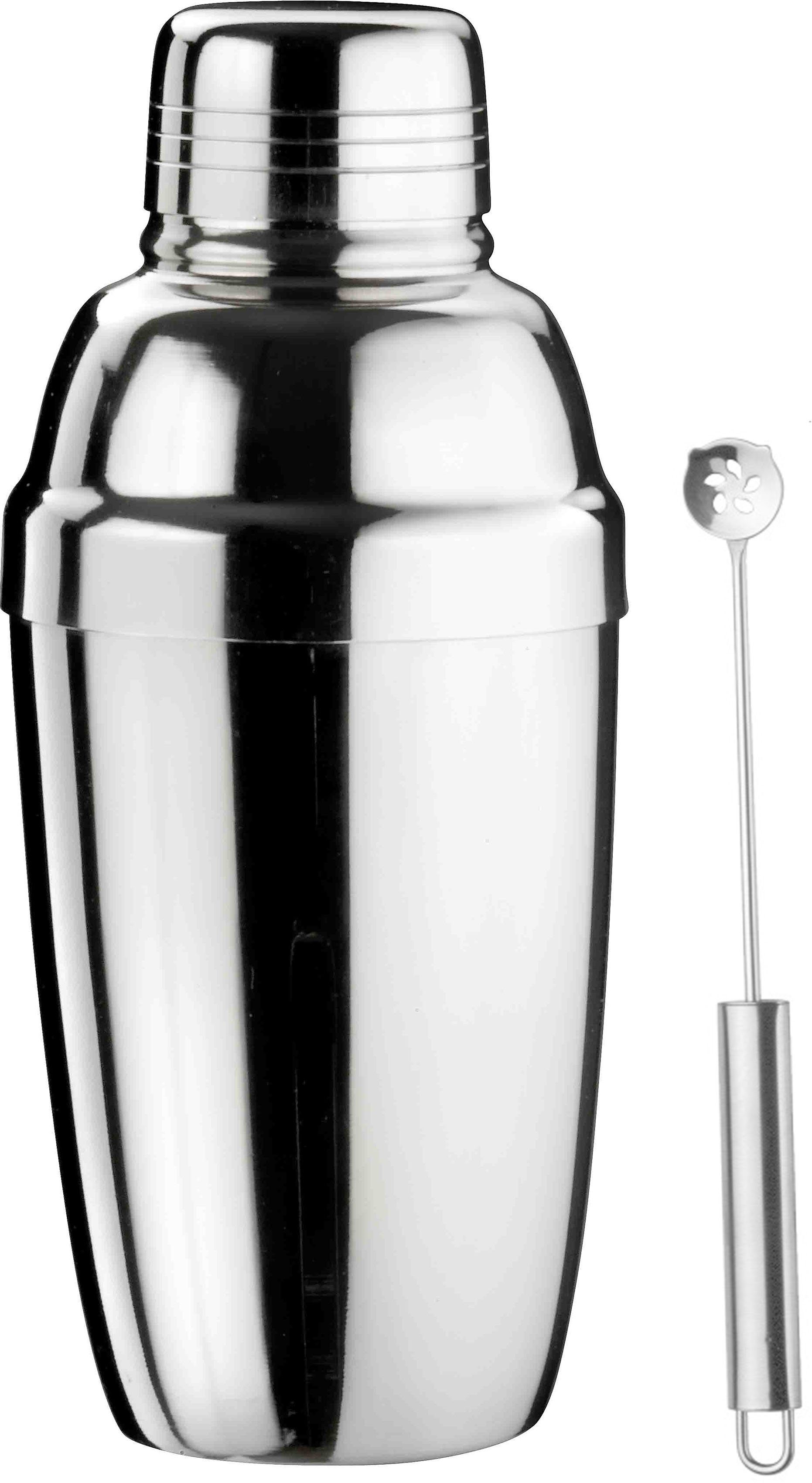Edelstahl inkl. Bar 2-tlg), Cocktail Professional, spülmaschinengeeignet Shaker Mixlöffel, (Set, 18/10, PINTINOX