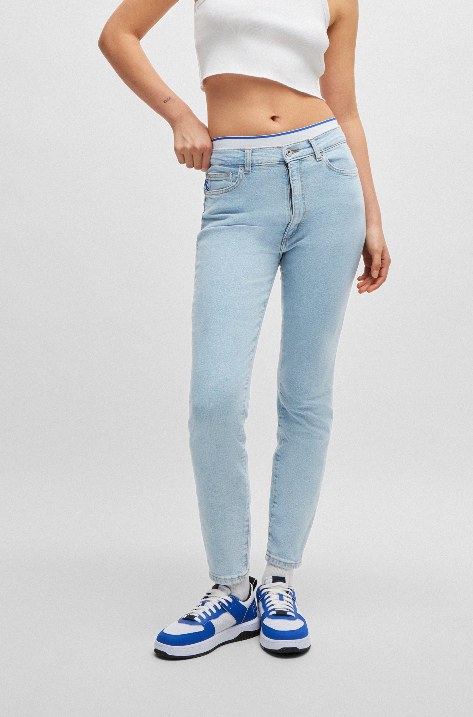HUGO Skinny-fit-Jeans Malu Skinny Fit mit mittlerer Leibhöhe