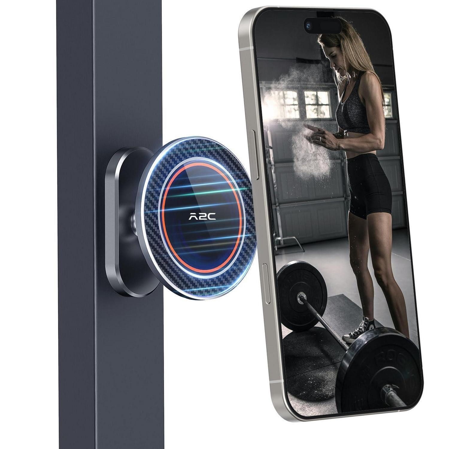 Smartphone-Halterung Handyhalterung Ganzmetall magnetisch 360 Grad für 4,7 bis 6,5 Zoll