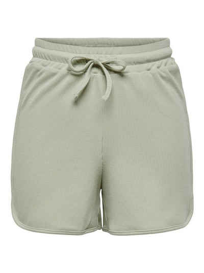 JACQUELINE de YONG Shorts Kurze Basic Stoff Hose Sweat Shorts JDYSHINE 4241 in Grün