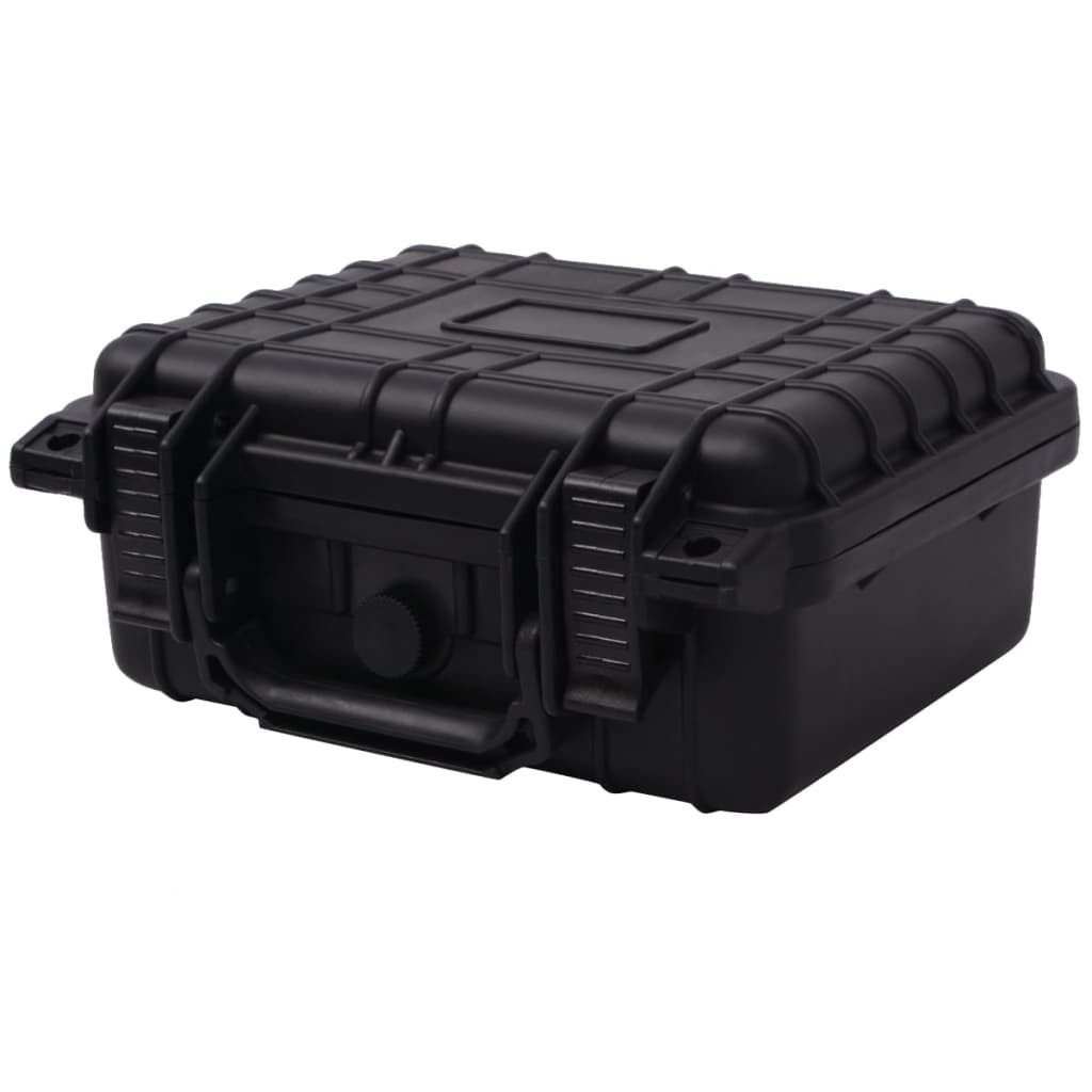 vidaXL Koffer Gefahrgutkoffer Schwarz 27x24,6x12,4 cm