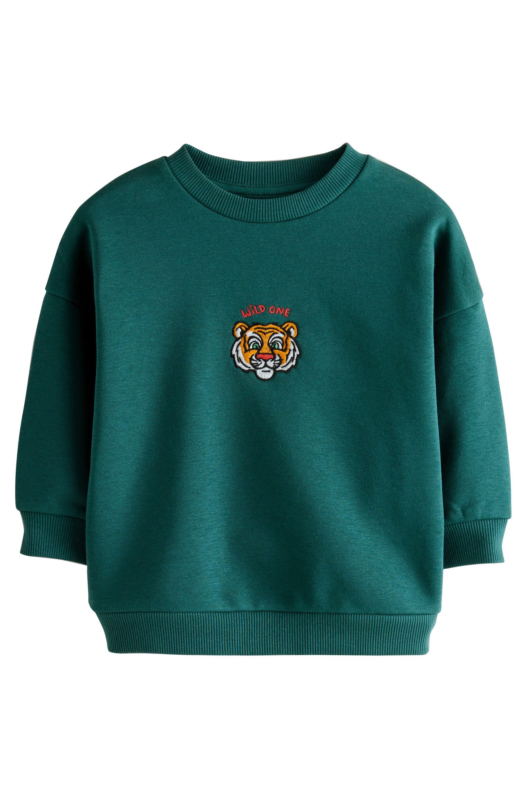 Next Sweater Gestreiftes Rundhals-Sweatshirt (1-tlg) günstig online kaufen