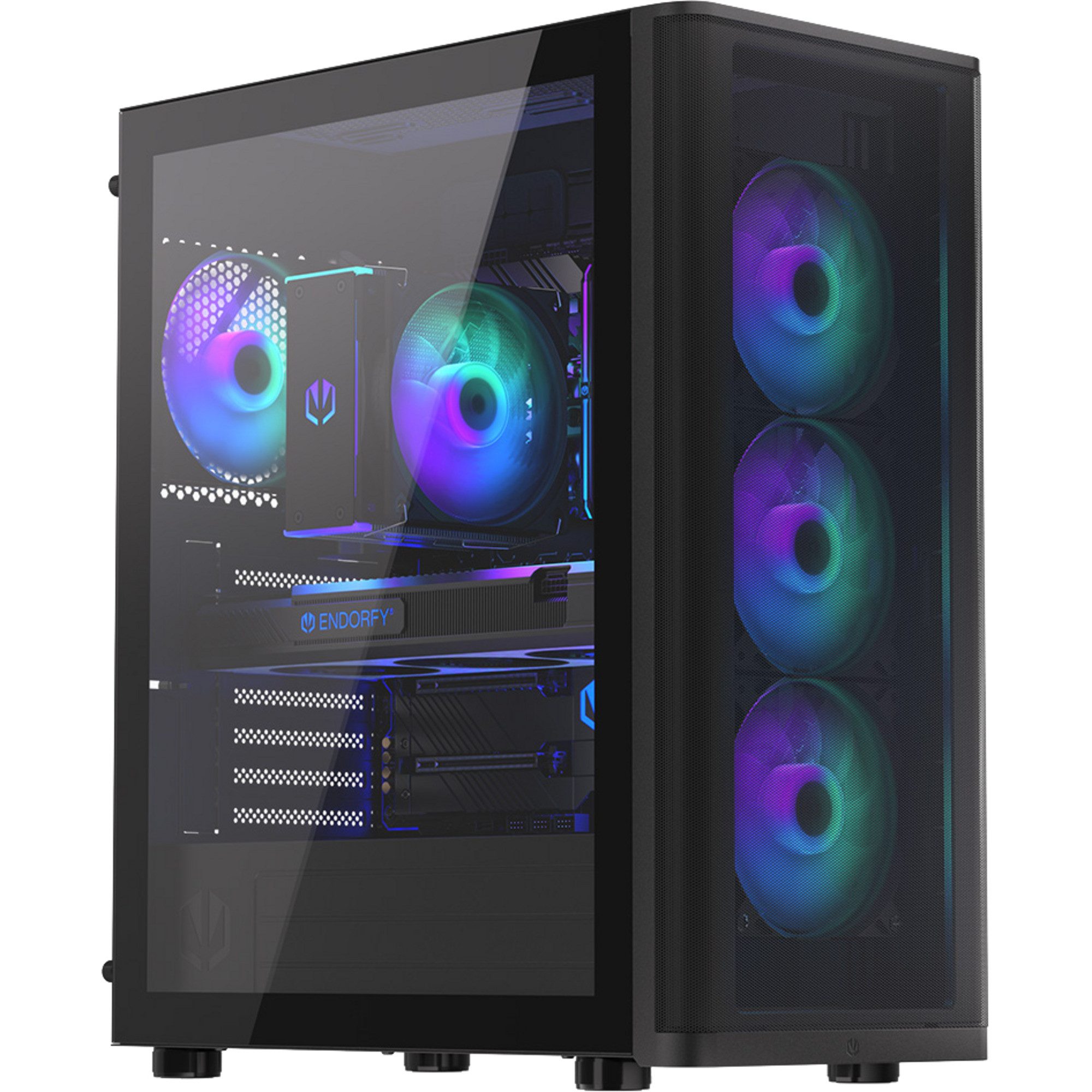 ENDORFY PC-Gehäuse ENDORFY Ventum 400 ARGB, Tower-Gehäuse, (Tempered