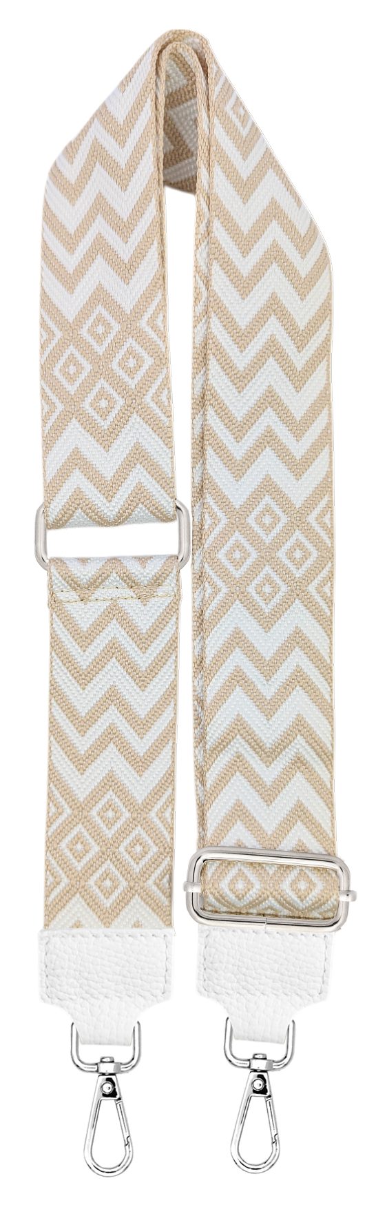 SEVA Schulterriemen Taschengurt,Verstellbarer Taschenriemen,5cm Breiter Schultergurt (Riemen für Tasche, Karabiner in silberner Farbe) Taschengurte zum wechseln, Trageriemen, Made in Italy