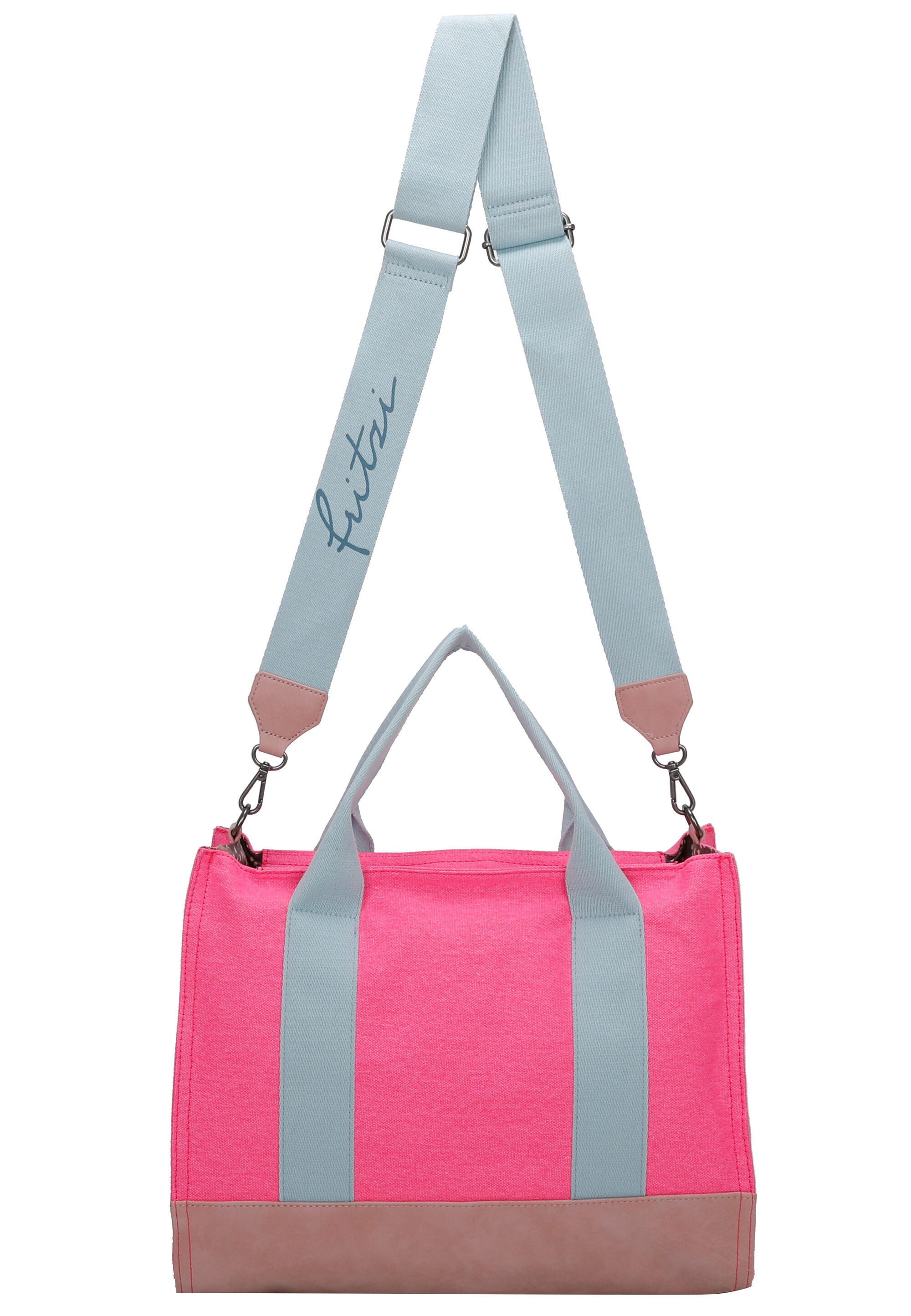 Fritzi aus Preußen Shopper Canvas Tote Bag, mit abnehmbarem Schulterriemen