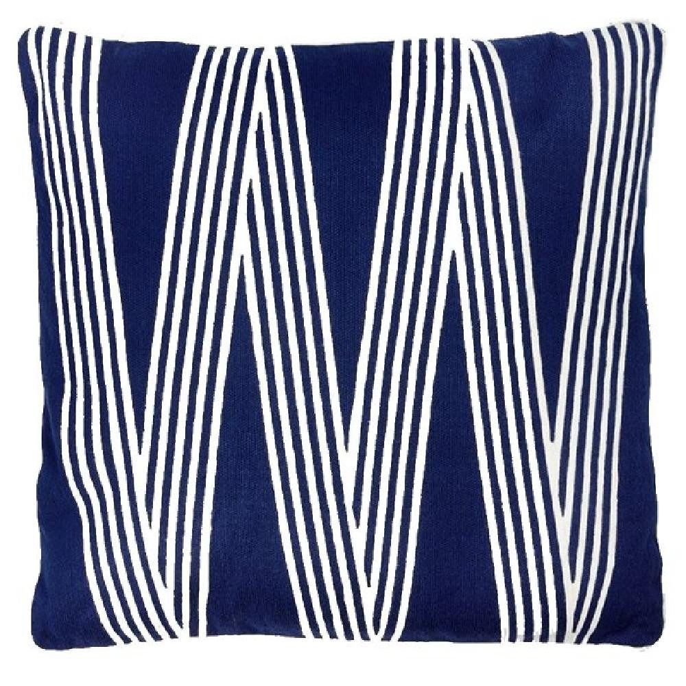 Lambert Подушкиhülle Подушки Nizza Indigo/Weiß (50x50cm)