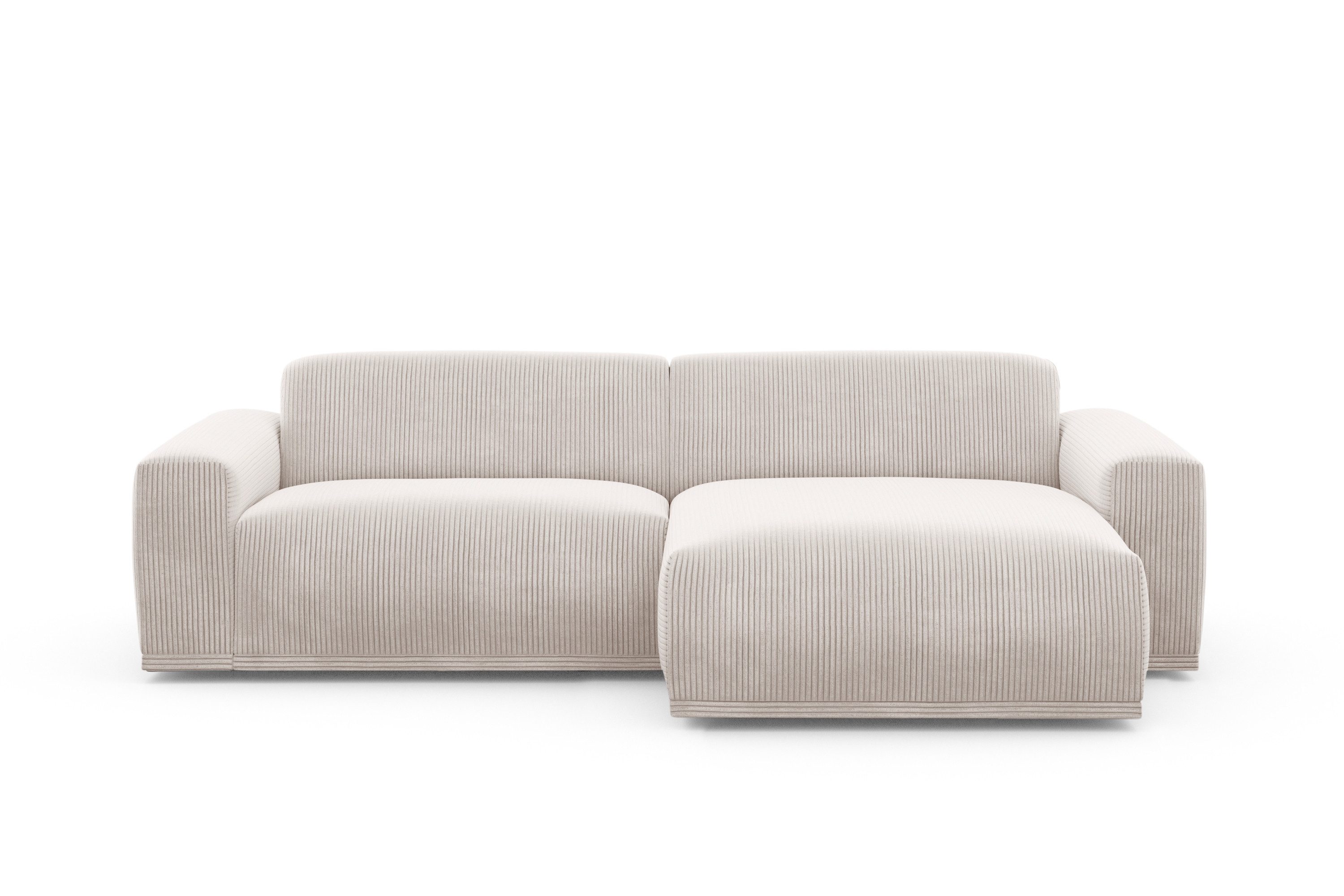 TRENDMANUFAKTUR Ecksofa Braga, mit hochwertigem Kaltschaum, L-Form, in Cord günstig online kaufen