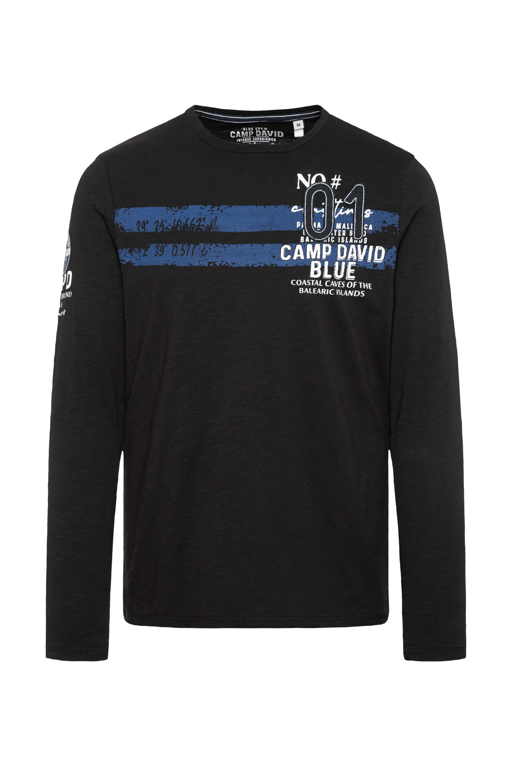 CAMP DAVID Rundhalsshirt, aus Baumwolle günstig online kaufen