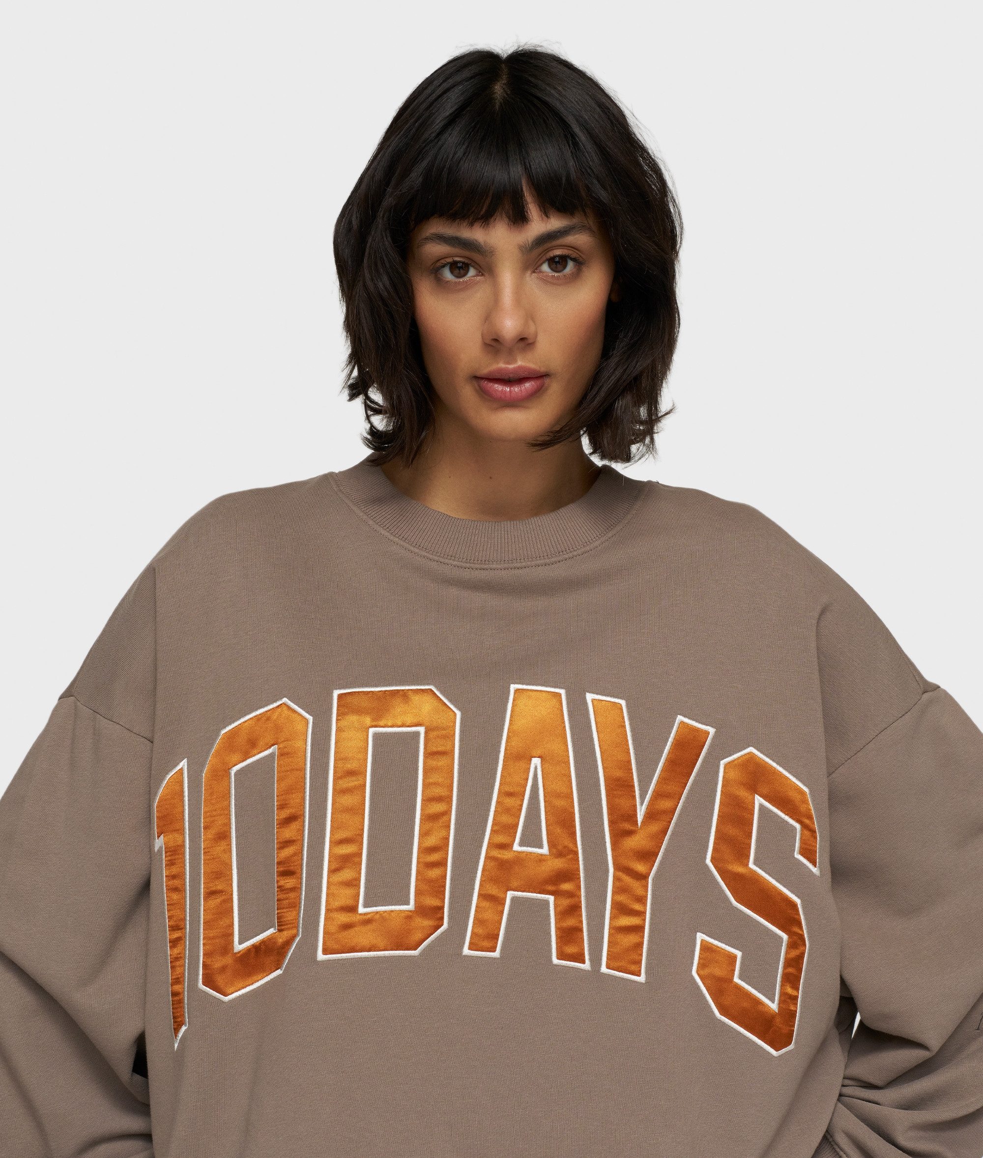 10DAYS Rundhalspullover baseball sweater 10DAYS günstig online kaufen