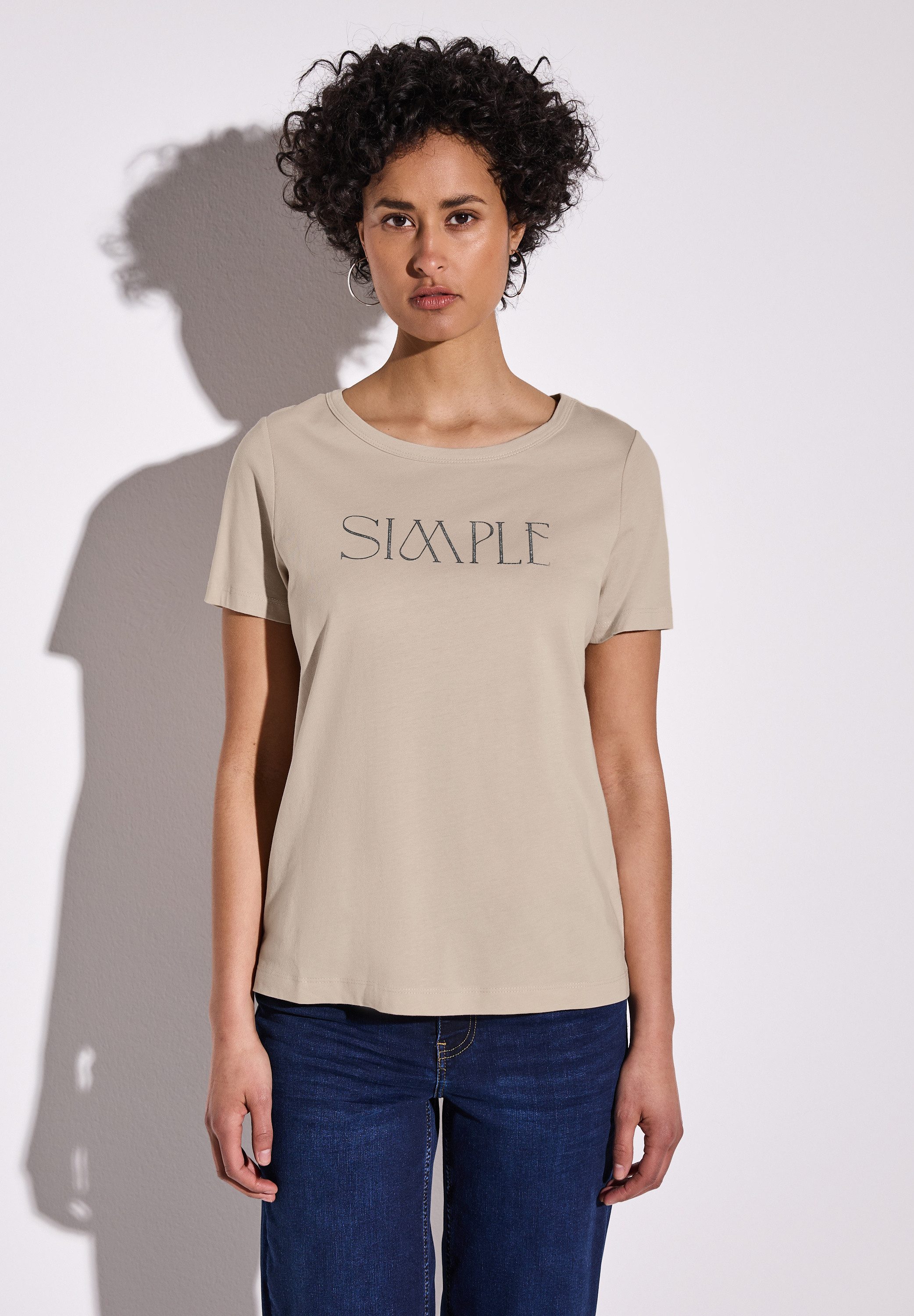 STREET ONE T-Shirt, mit Rundhalsausschnitt günstig online kaufen