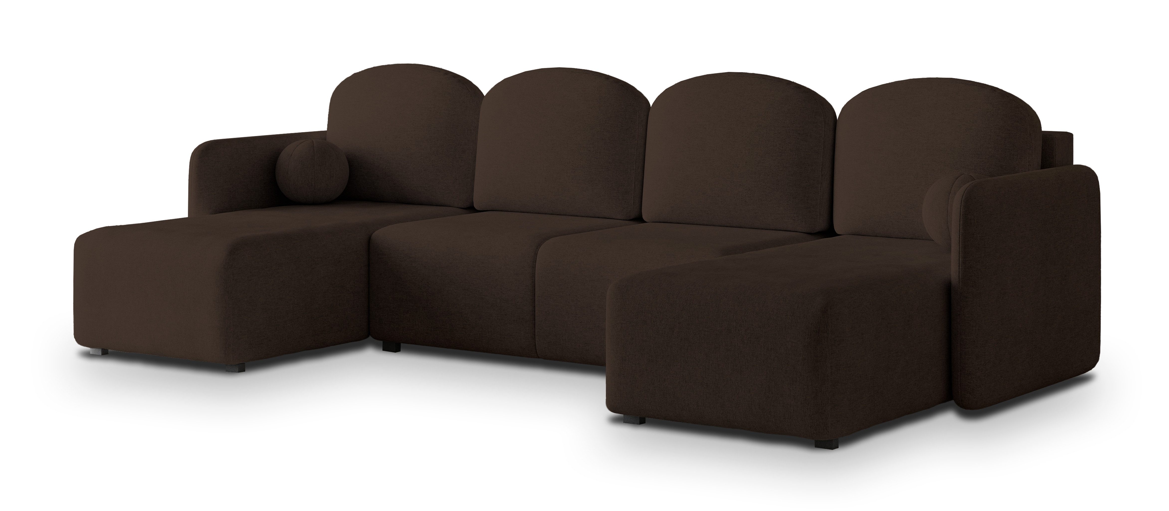 Masseno Ecksofa NUBERO mit Schlaffunktion U-Form, günstig online kaufen