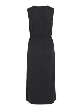 Vila Maxikleid VIMODALA V-NECK S/L MIDI DRESS - NOOS