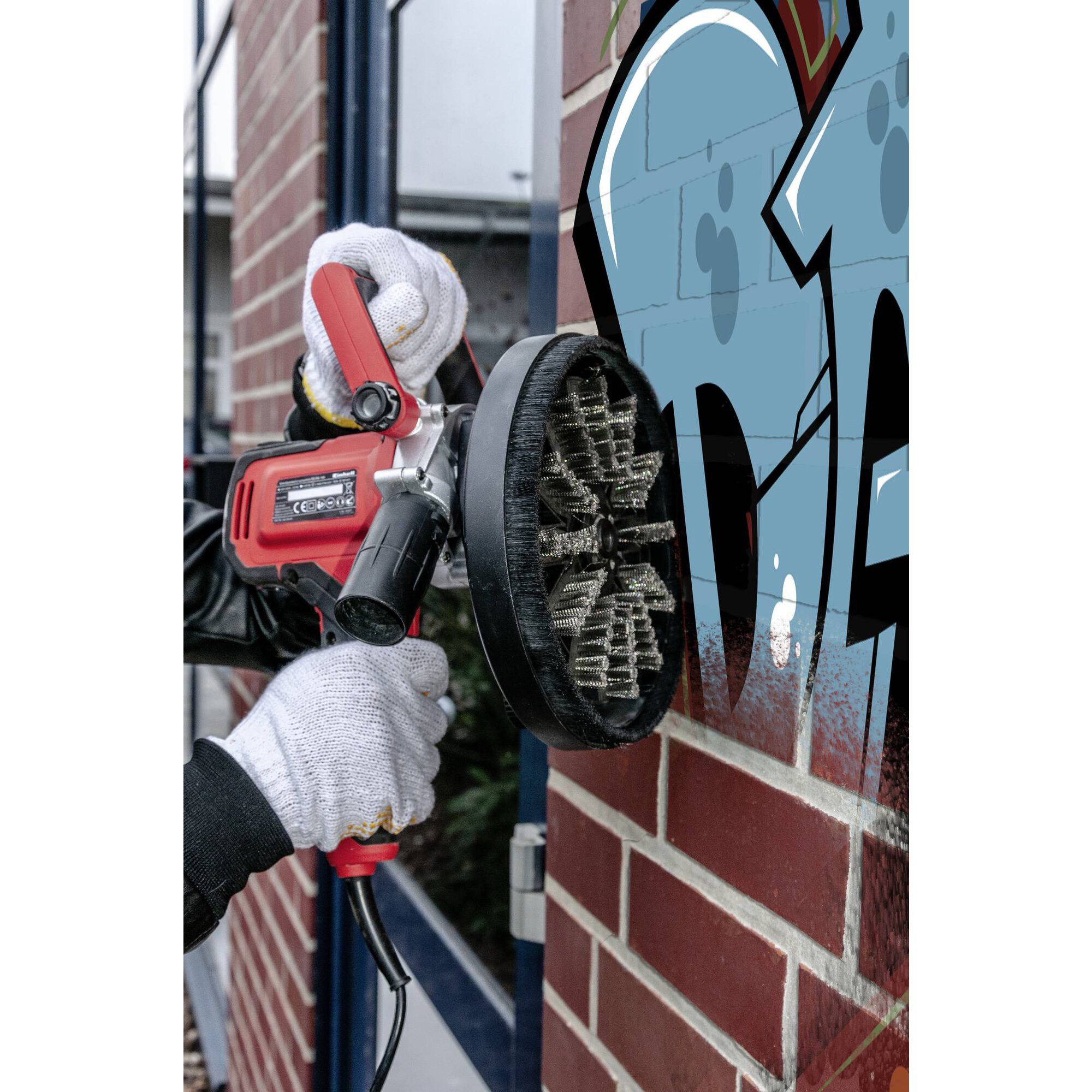 Einhell Maschinen-Rundbürste EINHELL Schleifbürste Ø 180mm, Schleifteller, (für