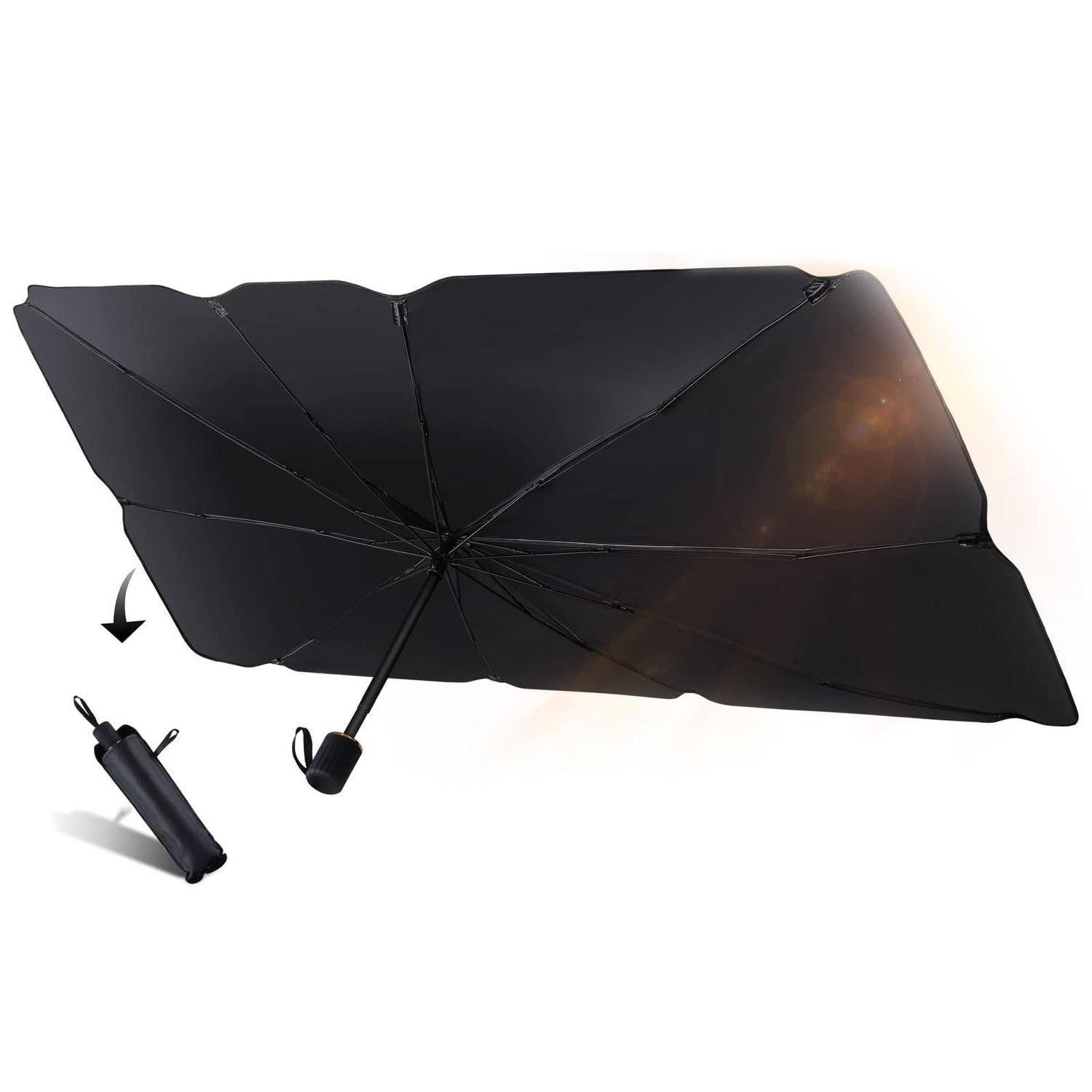 LuxusKollektion Frontscheibenabdeckung Sonnenschutz Frontscheibe 140x80 cm faltbar UV-Schutz