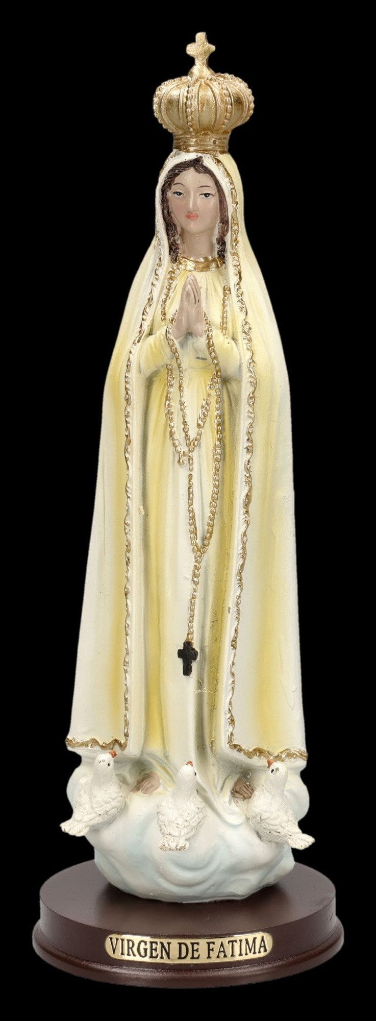 Figuren Shop GmbH Dekofigur Maria von Fátima Figur Heiligenfigur Madonna Statue 21.5 cm Dekofigur