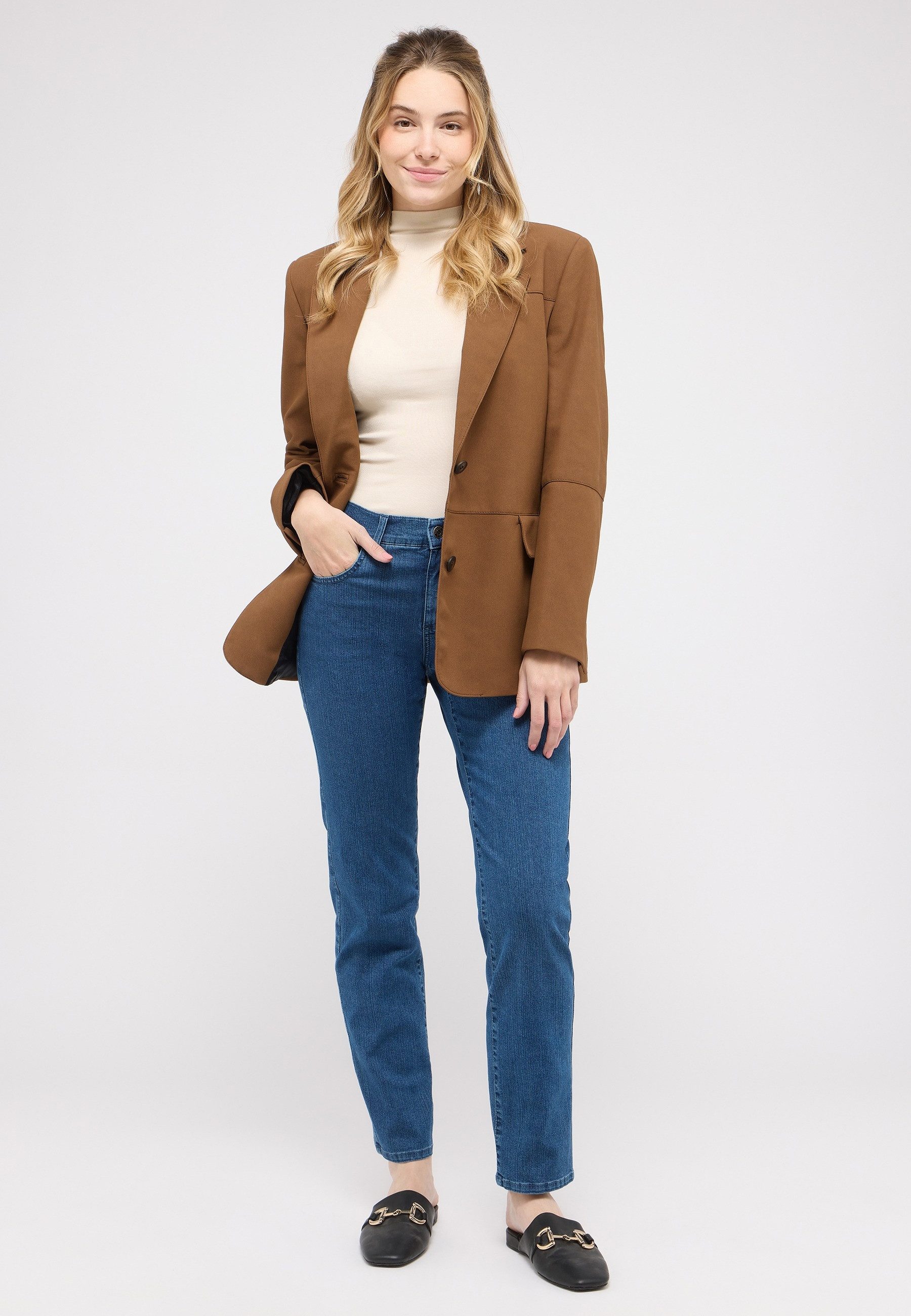 ANGELS Straight-Jeans DOLLY mit Stretch