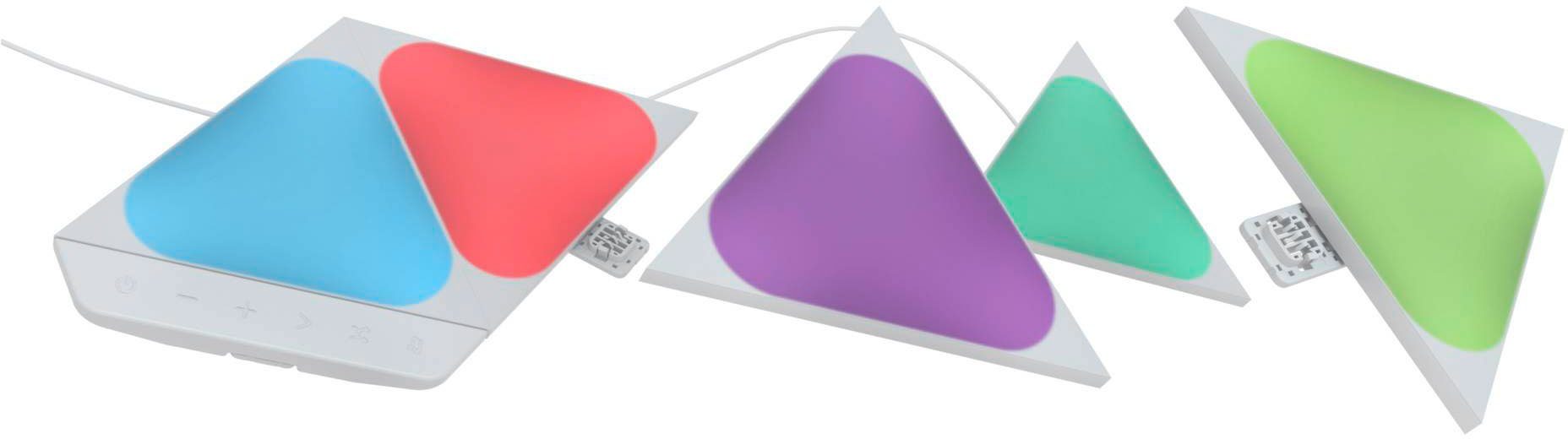 nanoleaf LED fest Farbwechsler Triangles Shapes Panel Mini, integriert, Dimmfunktion, LED