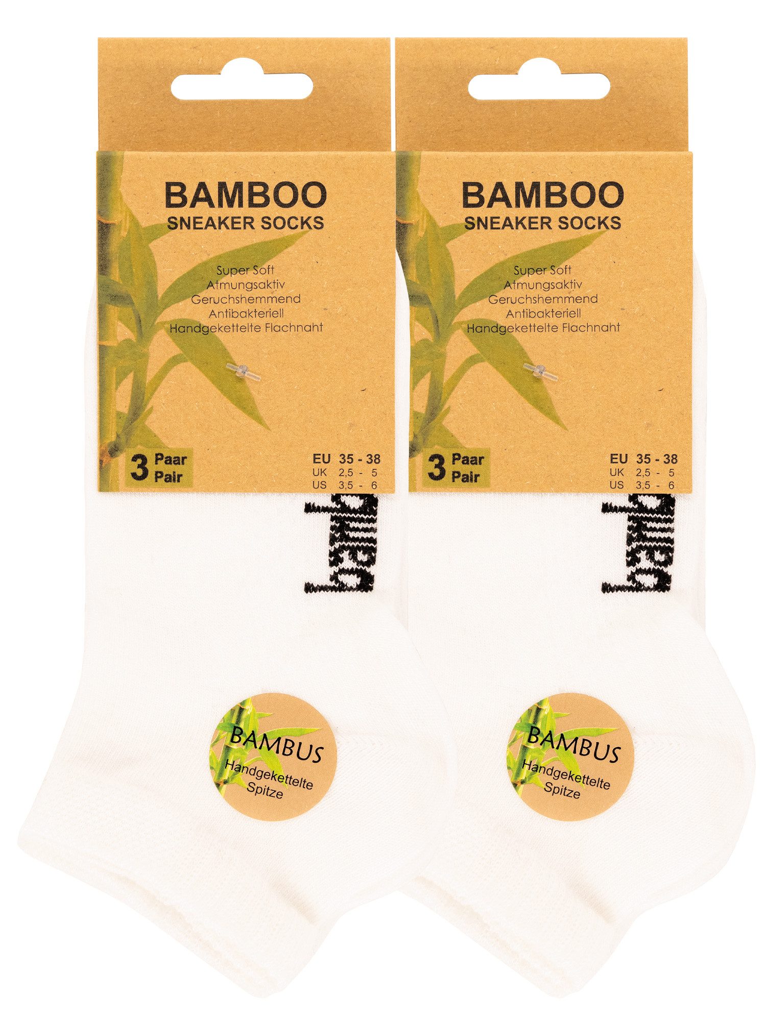 Cotton Prime® Sneakersocken Kurze Socken für Damen & Herren (6-Paar) weich und atmungsaktiv durch Viskose