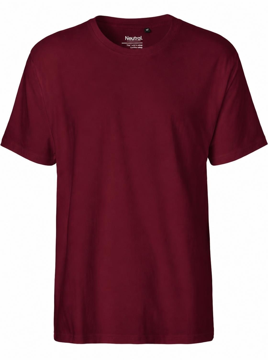 Neutral Rundhalsshirt Herren Classic T-Shirt / 100% Fairtrade Baumwolle