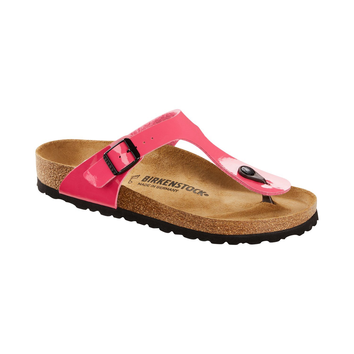 Birkenstock »Birkenstock Gizeh BF Lack Damen Zehentrenner« Hausschuh online  kaufen | OTTO