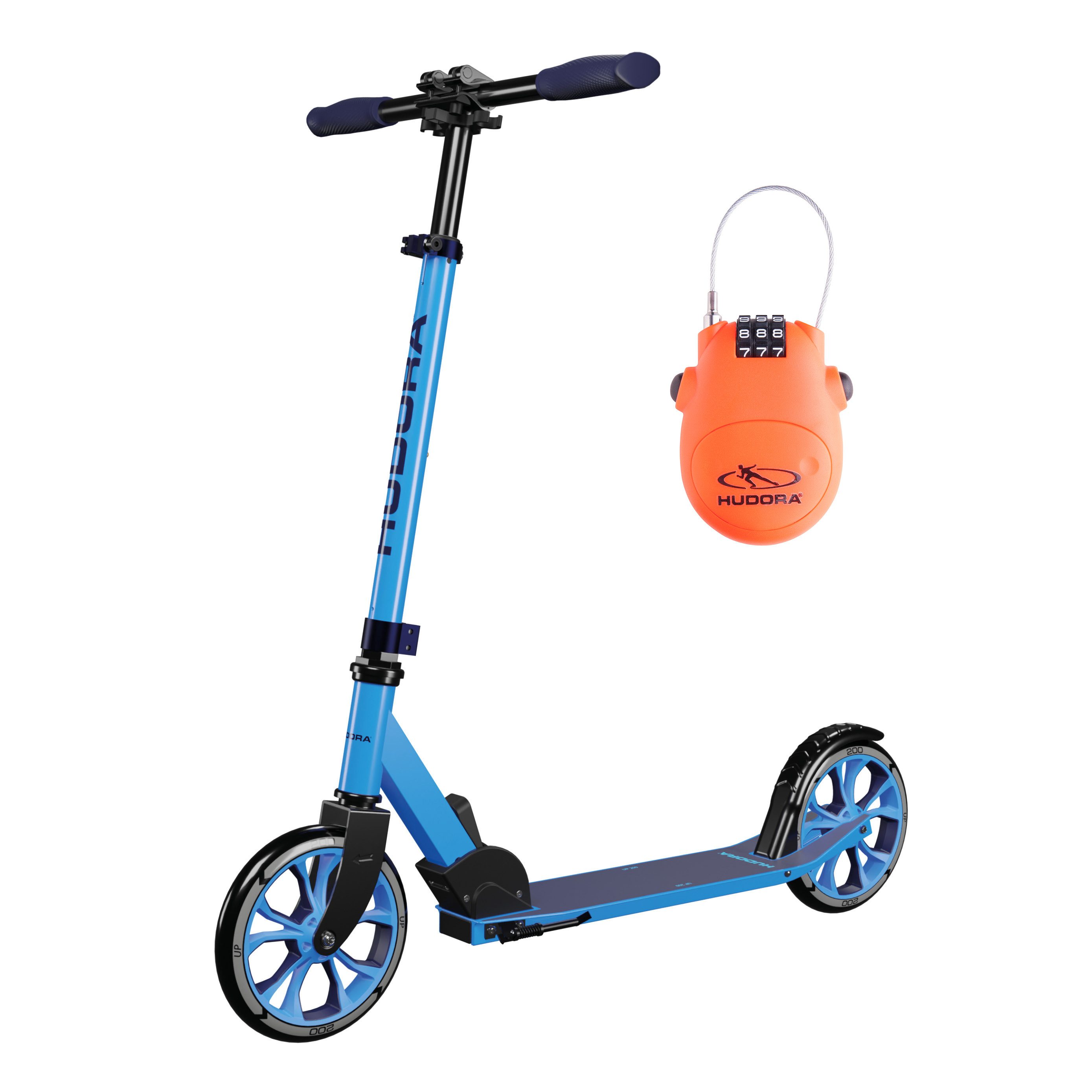 Cityroller Scooter Up 200, inklusive Kabelschloss (Bundle)