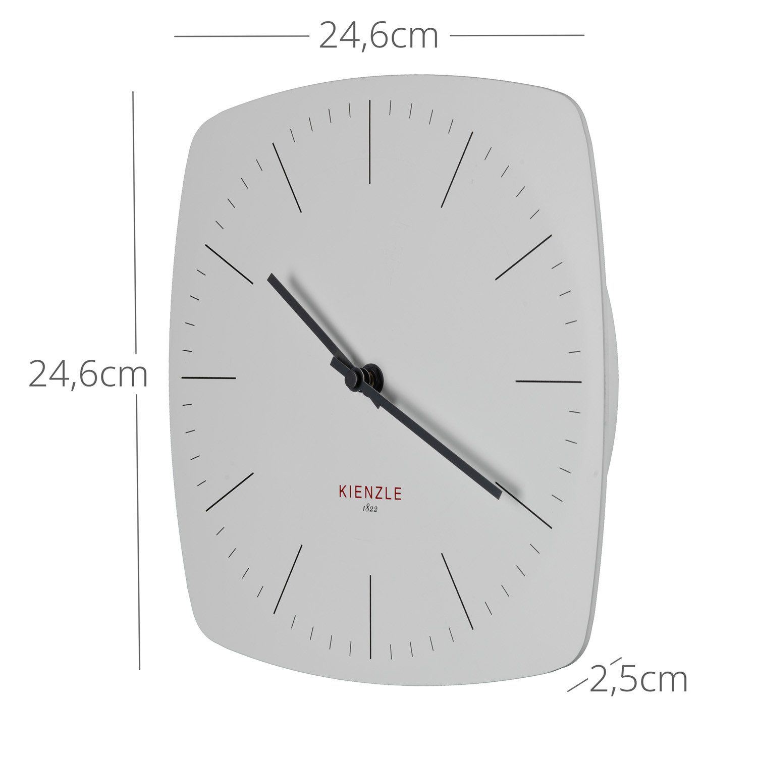 Kienzle Wanduhr KIENZLE DCF Funkwanduhr Modern 24,6 cm – Bild 5 von 5
