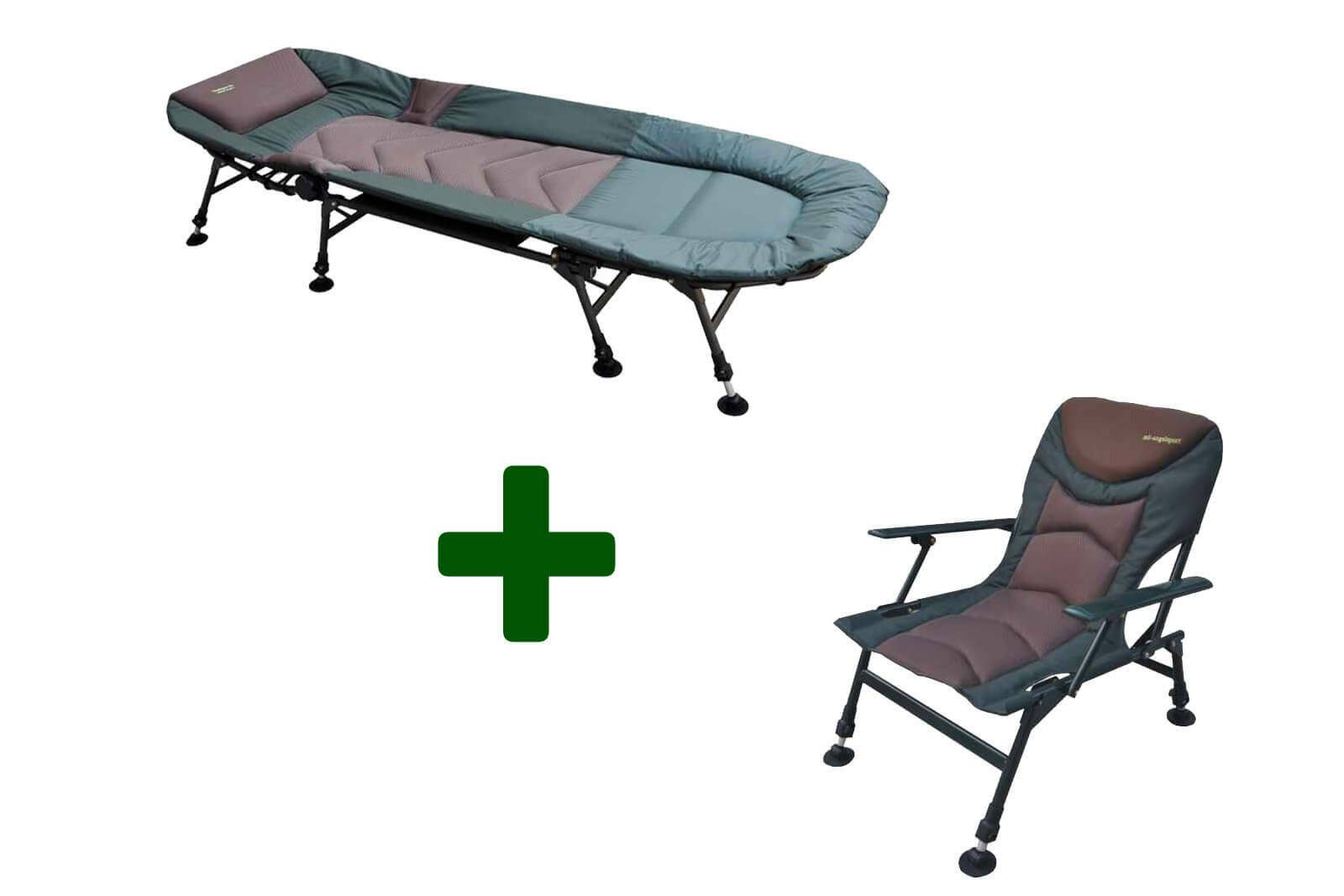 Angelzelt MK 5 Seasons 8leg Bedchair + Pro Carp Chair