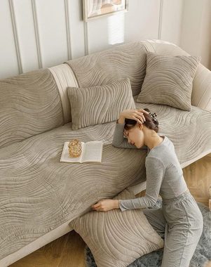 Sofaschoner rutschfest Schlichtes, modernes Sofabezugs, Sofa überwurfdecke Coonoor, Sofaschoner für sitzfläche couch, Geeignet für alle Jahreszeiten