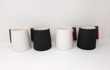 TeaLogic Tasse, Porzellan, Schwarz B:14cm H:11cm D:9.5cm Porzellan